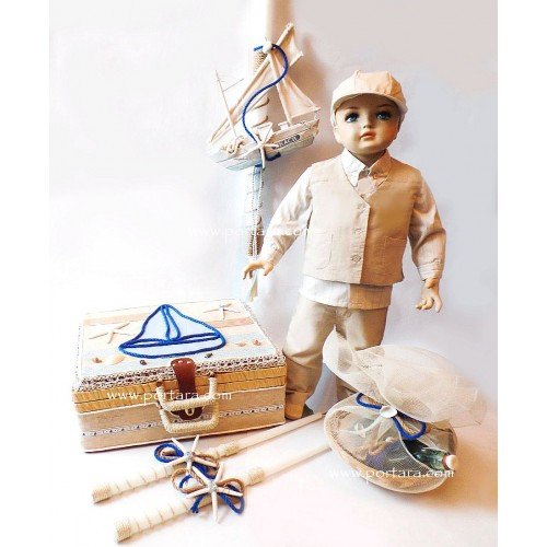 The Little Sailor Christening Package Set