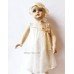 Anthe Raw Silk Vintage Beauty Baptism Dress