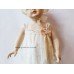 Anthe Raw Silk Vintage Beauty Baptism Dress