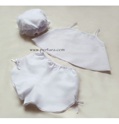 Girls Simply Comfortable Christening Cotton Undergarments