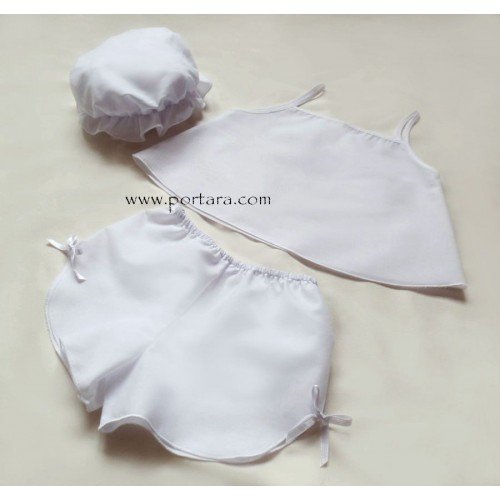 Girls Simply Comfortable Christening Cotton Undergarments