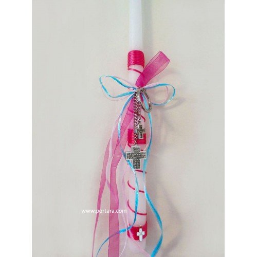 Double Cross Dazzling Key Chain Easter Candle ~ Labatha