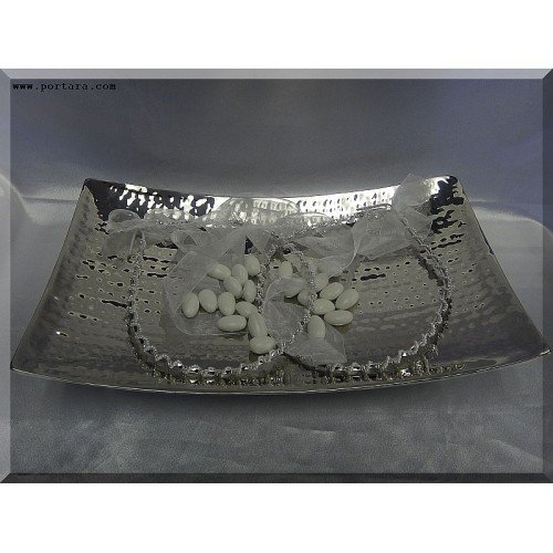 Retro Style Silver Wedding Tray