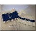 Royal Blue with Eye Charm Christening Baptism Set ~ Lathopana