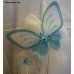 Fabulous Butterfly Beauty Christening Baptism Candle ~ Lambatha Vaftisis