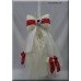 Fashion Taffeta Silk Christening Baptism Candle  