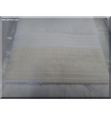 Unisex Pearl White Baptismal Set ~ Lathopana