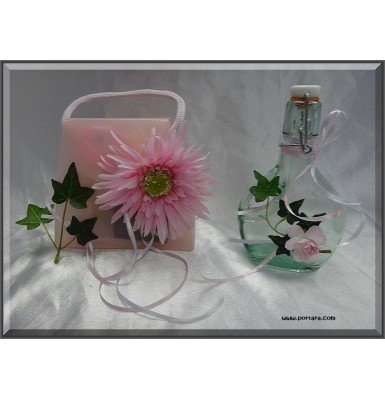 Lovely Pink Beauty Baptism Oil Basket