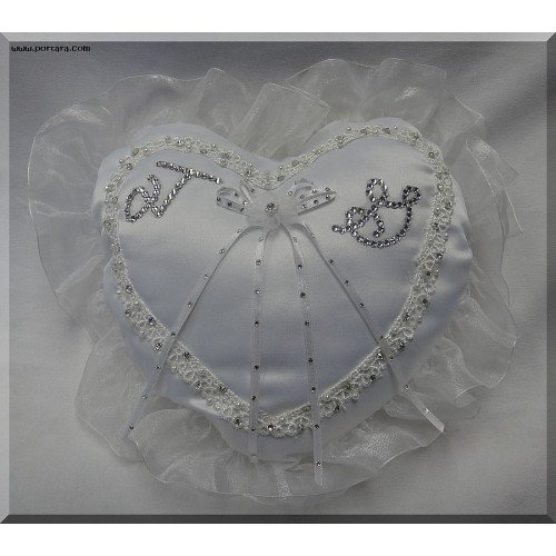 Girls Pillow Accented with Swarovski AB Crystals