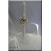 Porcelain Lilies and Pearls Wedding Candles ~ Lambathes  