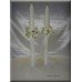 Porcelain Lilies and Pearls Wedding Candles ~ Lambathes  