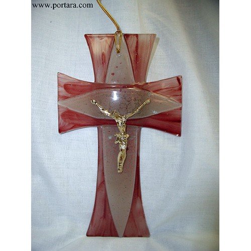 Murano Glass Girls Cross