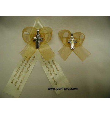 MA-164 ~ Witness Pins Martyrika Unisex Two-Tone Cross