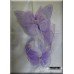 Fabulous Butterfly Beauty Christening Baptism Candle ~ Lambatha Vaftisis