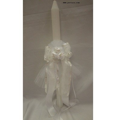 Amazing Wedding Candle Set with Swarovski Crystals AB ~ Lambades #1