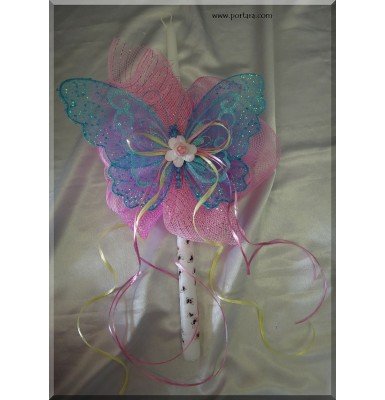 A Gorgeous Butterfly Easter Candle ~ Labatha