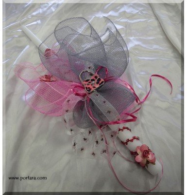 Stylish Handbag in Pink Easter Candle ~ Labatha